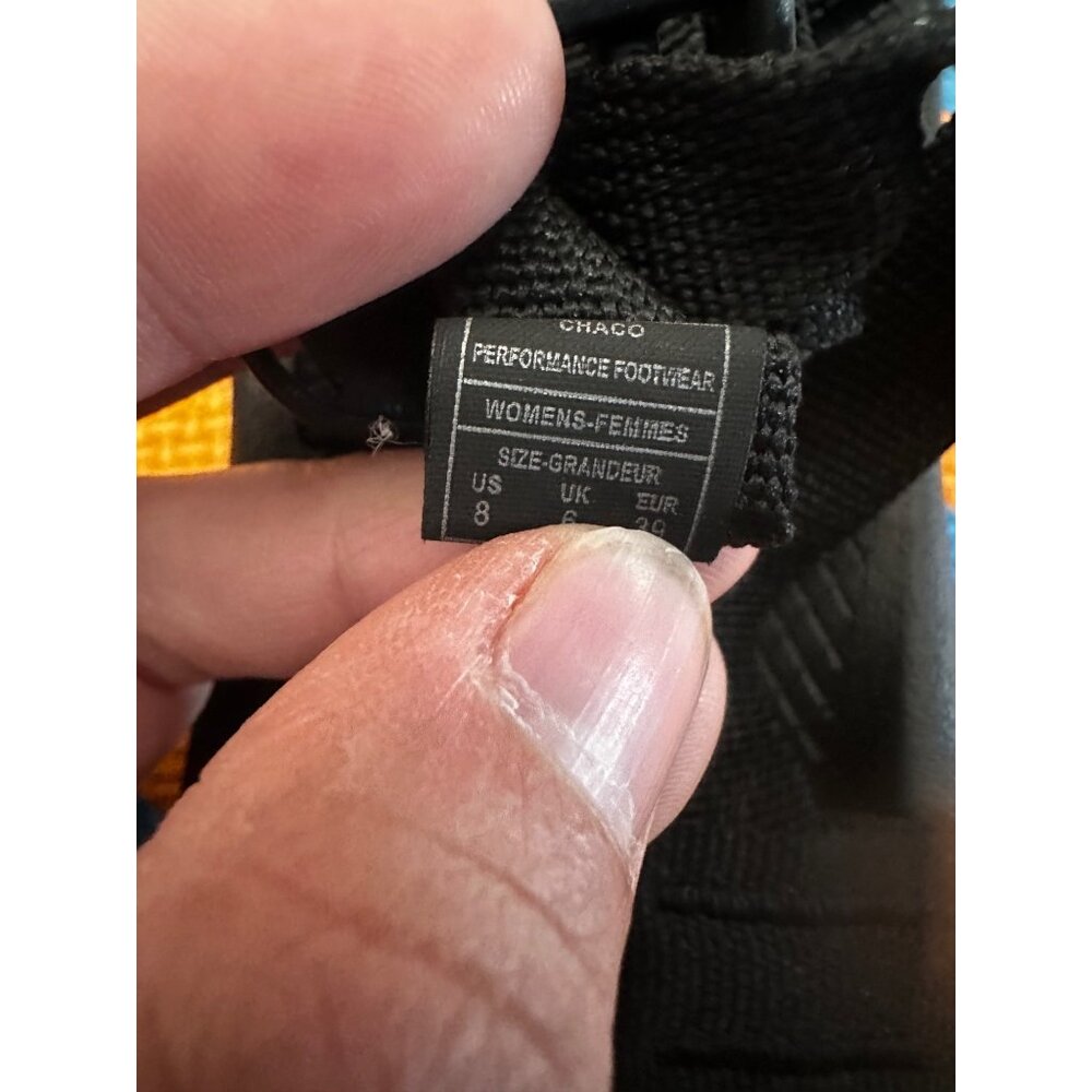 Chaco Z/2 Athletic Sandals Womens Size 8 Black Adjustable Strap Outdoor Hiking - Picture 4 of 10